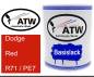 Preview: Dodge, Red, R71 / PE7: 1L Lackdose, von ATW Autoteile West.
